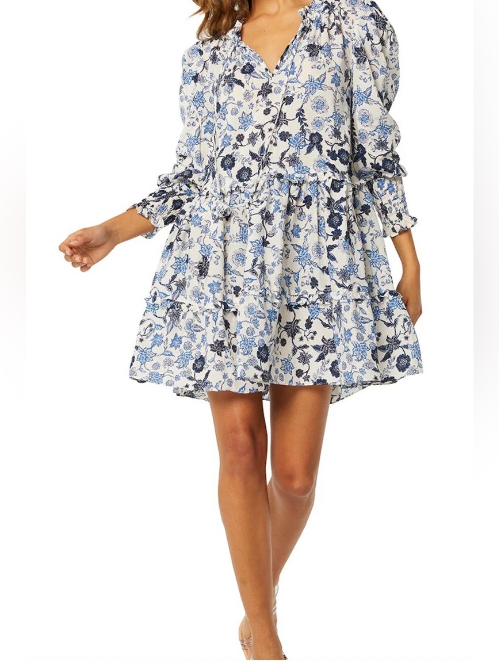 $320 MISA LOS ANGELES Maya Dress, Menara Petals, XS